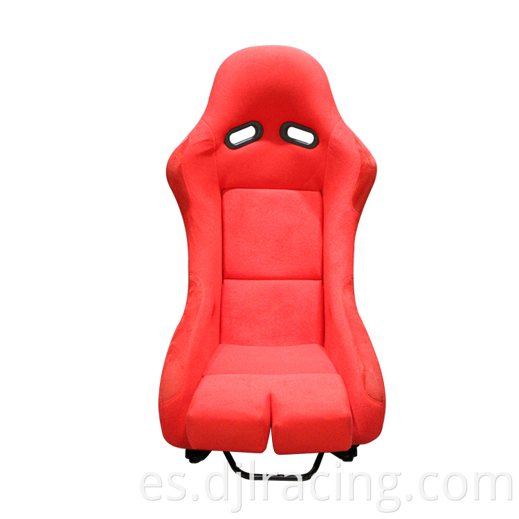 Serie DJL-RS004 Popular asiento de cuero de vehículo universal ajustable asiento de carreras de automóviles